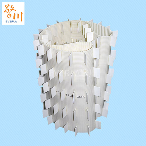 超寬<a href='http://www.kjsj.com.cn/' target='_blank'><u>同步帶</u></a>內(nèi)帶加凱夫拉線芯表面加擋塊